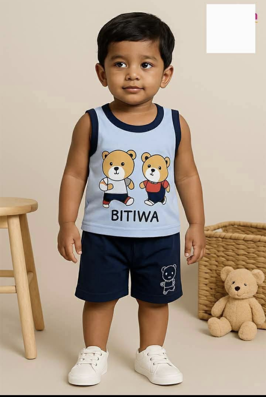 9 - Ultra-Soft 100% Pure Cotton Kids T-Shirt Set